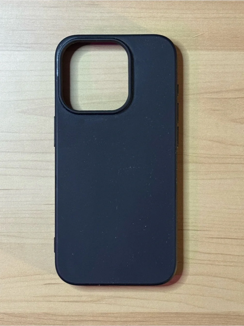 Black Phone Case for iPhone 15 Pro - Slim Protective Cover